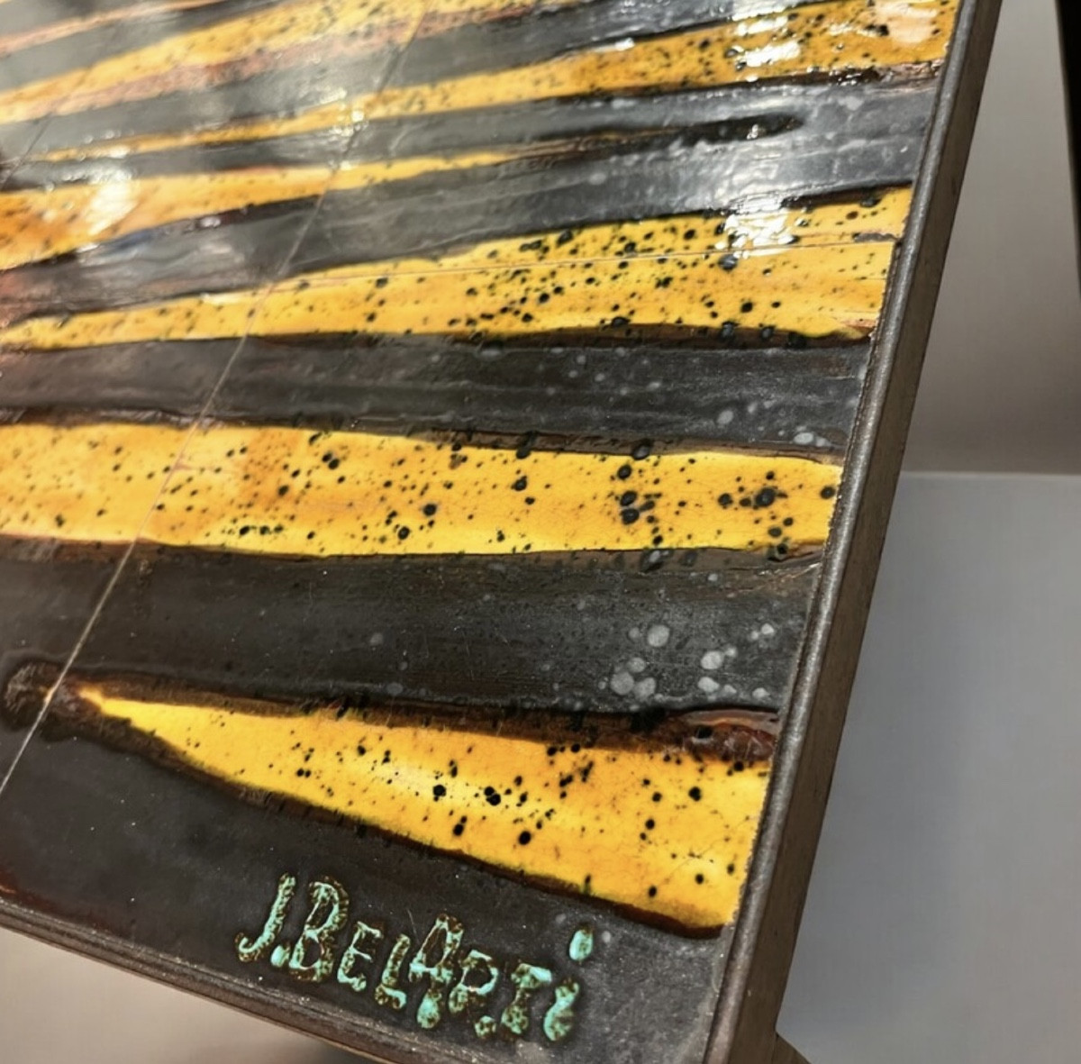 Ceramic Coffee Table By Julien De Covemaeker Circa 1960-photo-4